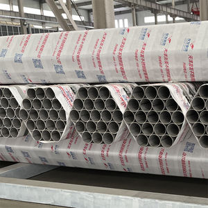 Tuyaux en <span class=keywords><strong>acier</strong></span> inoxydable de qualité supérieure ASTM A554 de 30 mm de diamètre, tubes 201/304, services de soudage, de découpe, de pliage et de poinçonnage conformes à la norme EN - Product Image 1