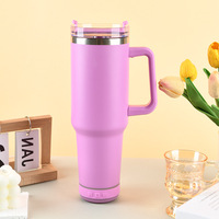 2024 nueva llegada 40OZ vaso de acero inoxidable de doble pared botella de agua con aislamiento térmico con altavoz Bluetooth tipo C Logo