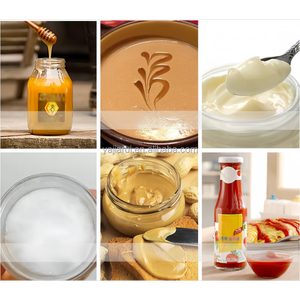 Chất lượng tốt khí nén sưởi ấm và khuấy định lượng điền máy dày dán điều chỉnh chất lỏng với máy trộn nóng - Product Image 6