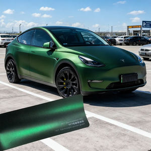 Film de protection de voiture en PVC auto-adhésif YAJIU, sans bulles d'air, super chrome oxyde, rouge romani, vinyle de protection de voiture, vinyle <span class=keywords><strong>orange</strong></span> oxyde - Product Image 1