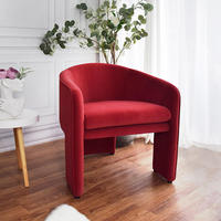 Accueil Meubles Chaise d'appoint de luxe pour salon Chaise canapé simple à bras français moderne