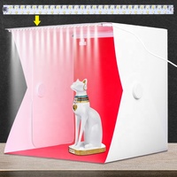 Mini bande LED pliante Portable, 3 Modes, salle lumineuse, tente de studio photo, x 20cm