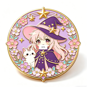 Personnage de dessin animé personnalisé en émail dur sur le thème de l'amour pour la remise des diplômes, le Nouvel An, l'anniversaire, cadeau promotionnel de collection - Product Image 2