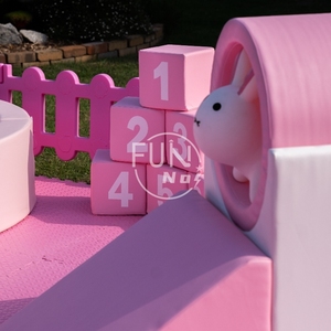 Commercial Pastel Soft Play Ball Pit Equipment Set Indoor Outdoor Birthday Party Baby Soft Play Area