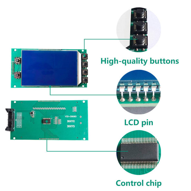 Shenzhen Customize Manufacturer Smart Electronics Custom FR-4 LED PCBA Circuit Boards Industrial Control Screen Display