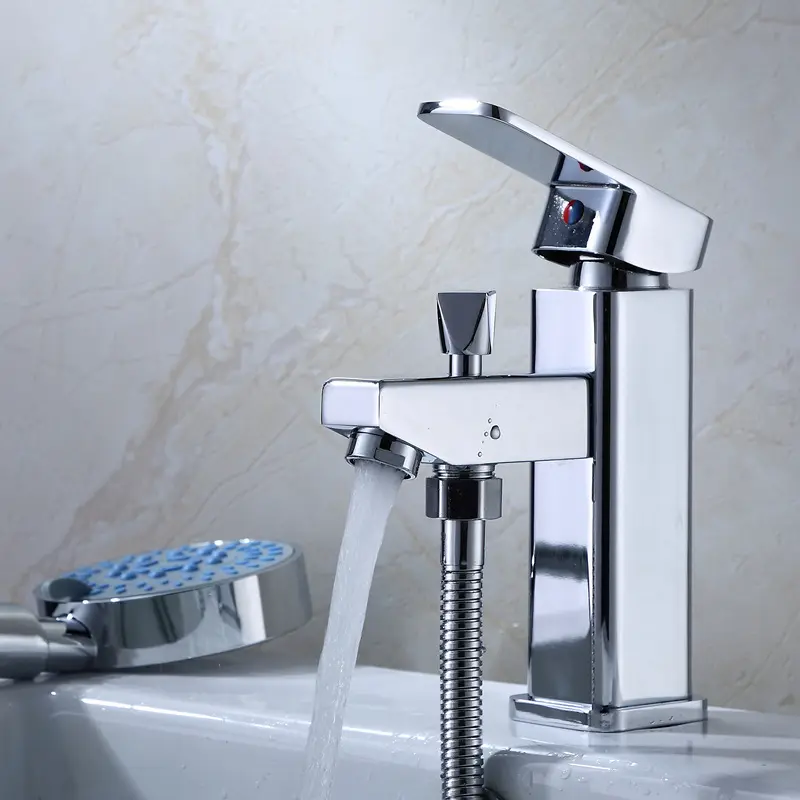 Factory Good Quality Zinc Alloy Basin Mixer Taps Lifting Single Hole basin Sink Faucet with hand shower