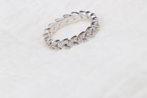 Bague de mariage légère de luxe pour dames Bijoux de mode avec breloque géométrique en zircon pour les fêtes pour tenter votre tempérament - Product Image 5