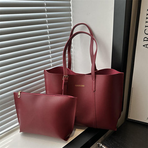 Nouveau Style 2025 <span class=keywords><strong>Sac</strong></span> Fourre-Tout Décontracté en PU pour Femmes de Bureau, Grande Capacité, <span class=keywords><strong>Sac</strong></span> à <span class=keywords><strong>Main</strong></span> et Bandoulière pour <span class=keywords><strong>Ordinateur</strong></span> - Product Image 4