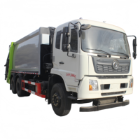 Camion à ordures compacteur Dongfeng 20CBM 6x4 à chargement arrière pour la collecte des déchets municipaux