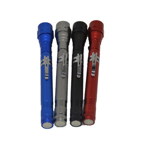 Portable <b>Led</b> Flashlight Aluminum Alloy 3LED Magnetic Emergency <b>Work</b> <b>Light</b> With Extendable Tube For Repair And Outdoor Use - Product Image 4