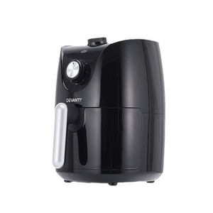 Air Fryer 2.5L Electric Smart Multi Functional Smokeless French Fry Maker With Ceramic Coating Round Black - Product Image 2