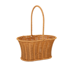 Cesta de Ropa Hecha a Mano de Madera y Ratán, Ecológica, Multifuncional, Duradera, Lavable, para Exteriores - Product Image 1