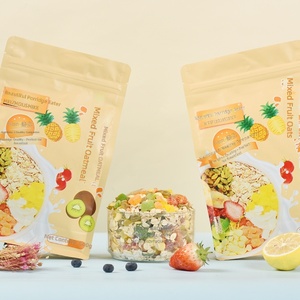 Céréales instantanées aux fruits mélangés <span class=keywords><strong>500g</strong></span>, Muesli petit-<span class=keywords><strong>d</strong></span>éjeuner avec raisins secs, banane, fraise, kiwi, ananas, non soufflées, en sachet - Product Image 5
