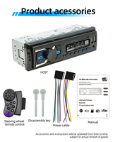 D3305 1DIN universel autoradio universel voiture MP3 Radio BT/FM/TF/USB/DAB contrôle au volant FM récepteur amplificateur lecteur DVD