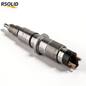 Inyector de Combustible de Alta Presión Rsoliddiesel 0445120133 0-445-120-133 4993482 3965749 4945463 para Cummins QSL 8.9 QSC 8.3 - Product Image 1