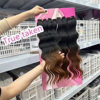 Kanekalons Best of Santana Pamela Extensions de cheveux à coudre, longues, ondulées, en trame, mèches à tisser, fibre résistante à la chaleur