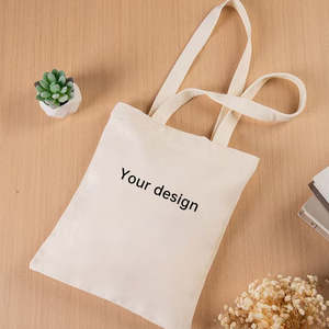 Sacs de shopping en toile de coton polyester réutilisables, écologiques, avec logo personnalisé, cadeaux promotionnels - Product Image 4