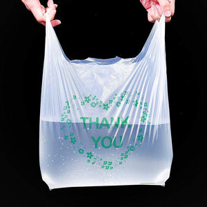 ถุงพลาสติกโพลี PE พิมพ์ลายสำหรับนำออกไปเก็บเสื้อ - Product Image 2