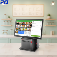 Imprimante thermique haute vitesse FYJ-F2 80 mm, compacte, durable, de qualité commerciale, avec lecteur de codes-barres, pour restaurant, fonctionnement fluide, POS