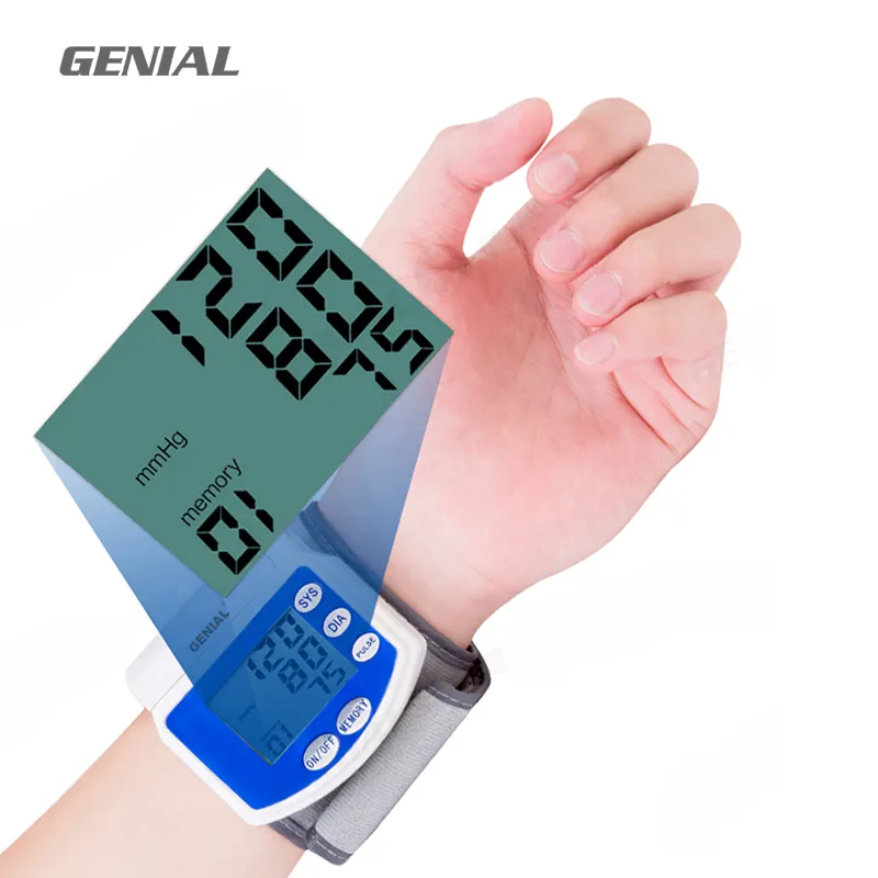 Wrist Blood Pressure electronic digit blood pressure monitor Automatic bp monitor