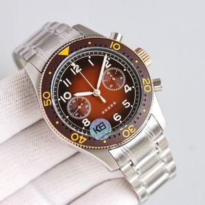 Reloj de Hombre Elegante y Lujoso a Prueba de Agua - Deportivo y Ejecutivo de Alta Calidad con Esfera Naranja y Negra - Product Image 2