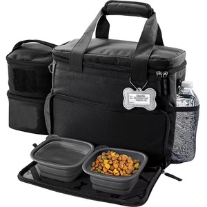 Bolso de transporte para perros y gatos, tipo mochila, cómodo, de la marca BSCI Factory, incluye tazones plegables de silicona. - Product Image 5