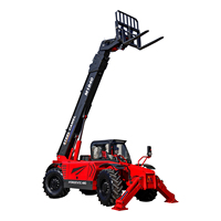 Chargeur télescopique tout-terrain 4 tonnes 18 m de fabrication chinoise, 4000 kg, pour travaux de construction, occasion, usage intensif, à vendre