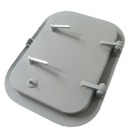 Porte étanche à une feuille en aluminium de haute qualité certifiée CCS pour une utilisation marine Porte étanche en ABS pour bateaux et navires