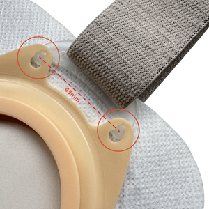 Zodelo Calmlore Serie Zelfontwikkelde Plat Tweedelig Hydrocolloïde Wegwerp Stomie Basisplaat - Product Image 5