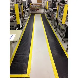 Tapis de sol en caoutchouc industriels antidérapants d'anti fatigue amortis ESD