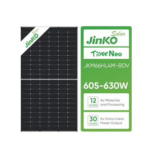 Panneaux solaires monocristallins bifaciaux PERC de type N 605W-630W WEU pour usage domestique - Product Image 1
