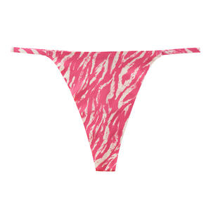 Tanga de mujer sexy de alta calidad, sin costuras, transpirable, de seda helada no tejida, con efecto levanta glúteos, de talle bajo y camuflaje - Product Image 6