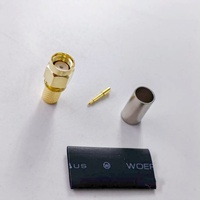 Conector Coaxial SMA Macho (plug) para Cable LMR240 CNT240 de Baja Pérdida