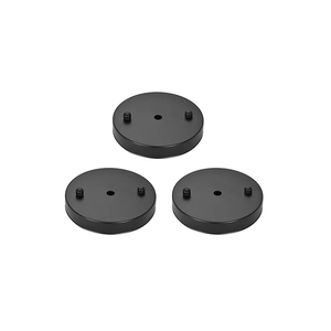 Kit de lumière d'auvent de plafond rétro avec accessoires de suspension de disque en laiton antique de boucle - Product Image 4