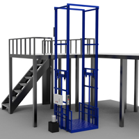Plataforma Elevadora Hidráulica de Carga Pesada para Almacenes, Elevador de Mercancías, Plataforma de Elevación de Carga