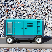 CFAIR 750CFM 12BAR DIESEL COMPRESSEUR D'AIR HAUTE PRESSION PORTABLE pour FORAGE CONSTRUCTION SABLAGE MINING AIRMAN STYLE