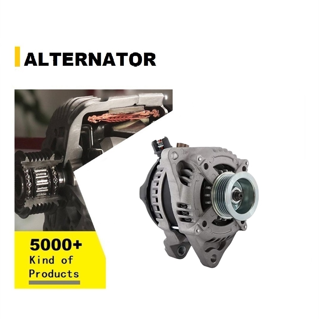 Gladiator Alternator – Yanmar Mustang 12761, 12V 60A, Replaces LR160-735/LR160-735B, 1-Year Warranty