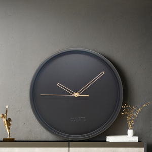 Scandinavian Fashion Art Iron Quartz Simple Creative Hanging Living Room Decoration Mute <b>Wall</b> <b>Clock</b> - Product Image 1