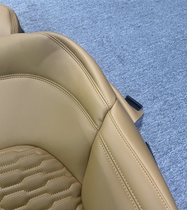 Accesorio para <span class=keywords><strong>Interior</strong></span> de coche, asientos deportivos de cubo, cojín personalizado, Funda de cuero, asiento de carreras deportivo para <span class=keywords><strong>Audi</strong></span> RS A4 A5 A6 A7 Q3 Q5L Q8 - Product Image 3