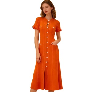 <span class=keywords><strong>Robe</strong></span> de luxe 2026 style célébrité de la mode française, style <span class=keywords><strong>petite</strong></span> fragrance, toutes saisons, <span class=keywords><strong>à</strong></span> fines <span class=keywords><strong>bretelles</strong></span>, en jacquard torsadé, coupe ajustée - Product Image 1