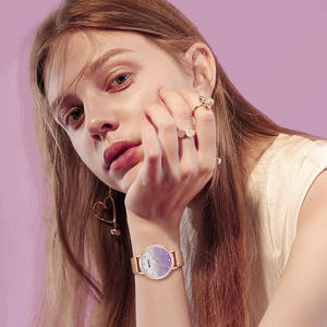 Reloj de cuarzo con degradado fino, relojes de pulsera modernos para hombres y mujeres, para uso profesional y casual. - Product Image 3