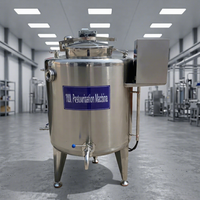 Chaîne de production de machines laitières chinoises 100l 150l 200l 300l 500l pour la fabrication de jus et de yaourt, cuve de fermentation, pasteurisateur