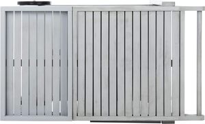 <span class=keywords><strong>Chariot</strong></span> de service en <span class=keywords><strong>bois</strong></span> gris Orland Roues Personnalisable Portable <span class=keywords><strong>Chariot</strong></span> à bonbons pliable pour extérieur <span class=keywords><strong>Chariot</strong></span> à thé Chariots à nourriture Mariages - Product Image 3