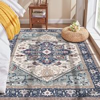 Tapis géométriques modernes personnalisés pour salon, antidérapants, lavables en machine, en polyester de haute qualité, adaptés aux animaux domestiques, tapis rembourré