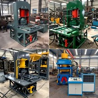 Ligne de production automatique de briques en plastique, machine de formage de blocs en poudre de plastique et de ciment pour les usines de matériaux de construction