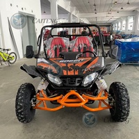Buggy de plage Caiteng à un siège, essence/électrique, automatique, 200cc, 4x4, avec construction en métal et plastique, capacité de 2 passagers