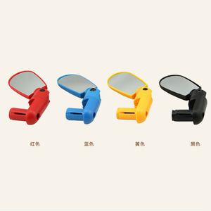 Espejo ajustable para bicicleta Hsj32008, lente ovalada plana, soporte para manillar, para bicicletas de montaña, resina plástica, en blíster. - Product Image 5