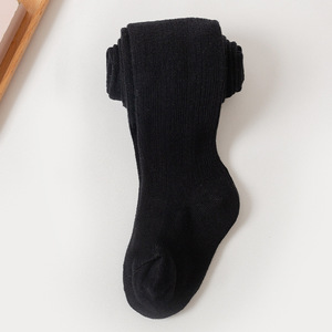 Collants Basiques Multicolores Couleur Unie pour Enfants et Bébés en Coton Peigné à Rayures - Product Image 5