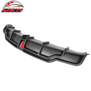 Lèvre de pare-chocs arrière pour Tesla Model 3 2017-2023, style IKON, diffuseur noir mat avec LED, accessoires automobiles - Product Image 2