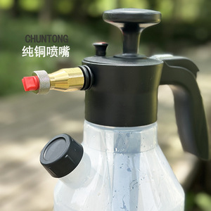 หัวฉีดทองแดงแท้ชนิดถ้วยตวง ทนกรดด่าง สำหรับล้างรถ ฉีดโฟม - Product Image 1